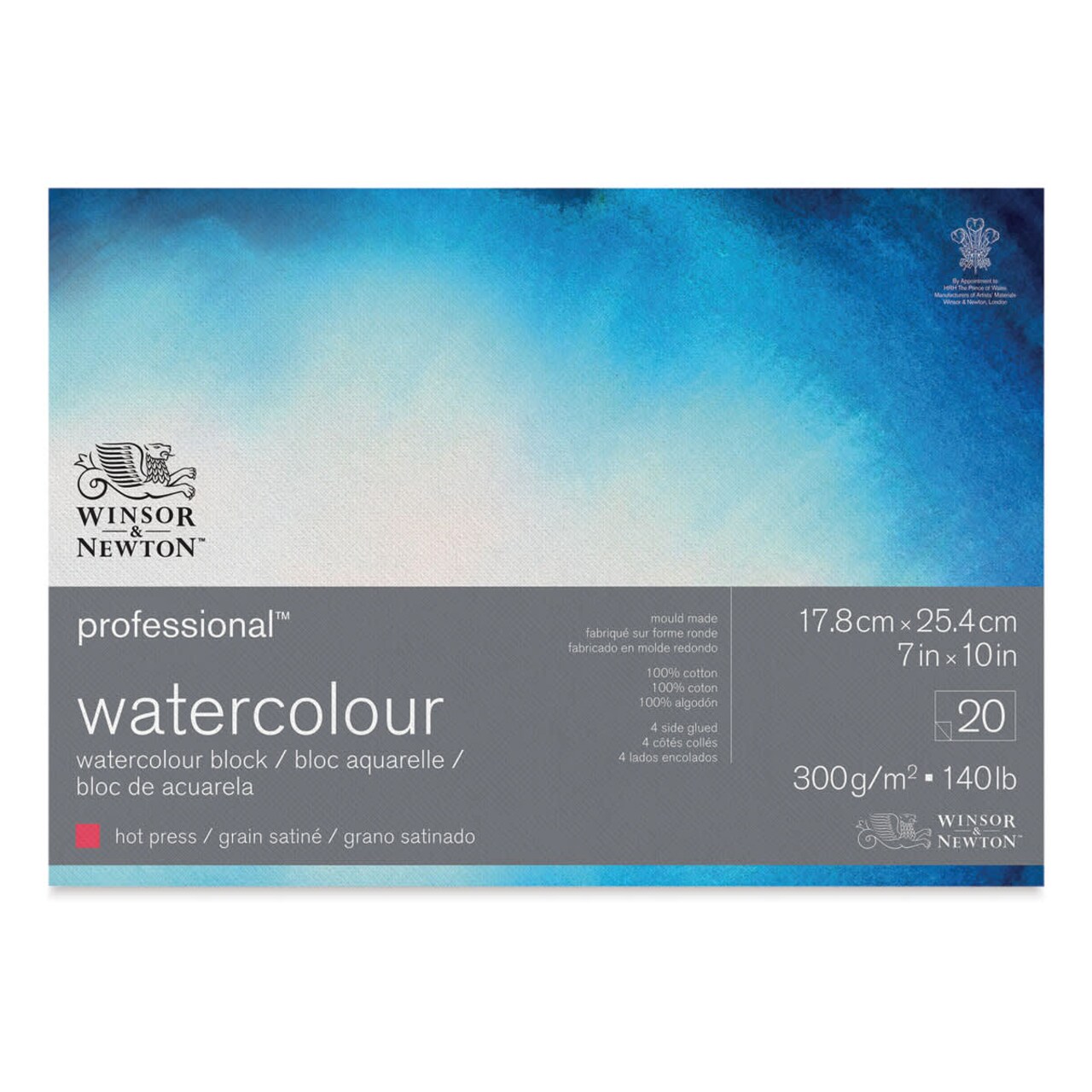 Winsor & Newton Professional Watercolor Block - 7" x 10", Hot Press